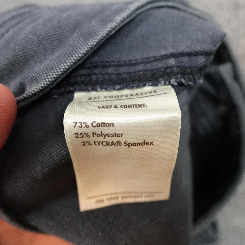 REI Co-op Cargo Shorts Womens 10 Gray Twill Hiking Outdoor Pockets Casual Trail